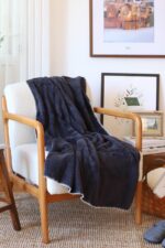 birlik1952 wellsoft tv battaniyesi swaddle blanket whosale siyah black