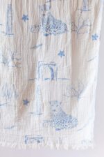 birlik1952 beach towel sahil peştemal pestemal peshtemal bath towel muslin müslin etamin scarf cotton whosale toile jou tiger kaplan fransız desen