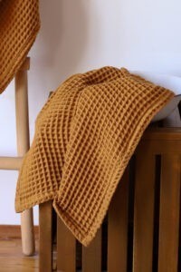 birlik1952 cotton greek waffle bath hand towel petek banyo havlusu set bathroom hand body towels whosale caramel karamel toprak kahve brown