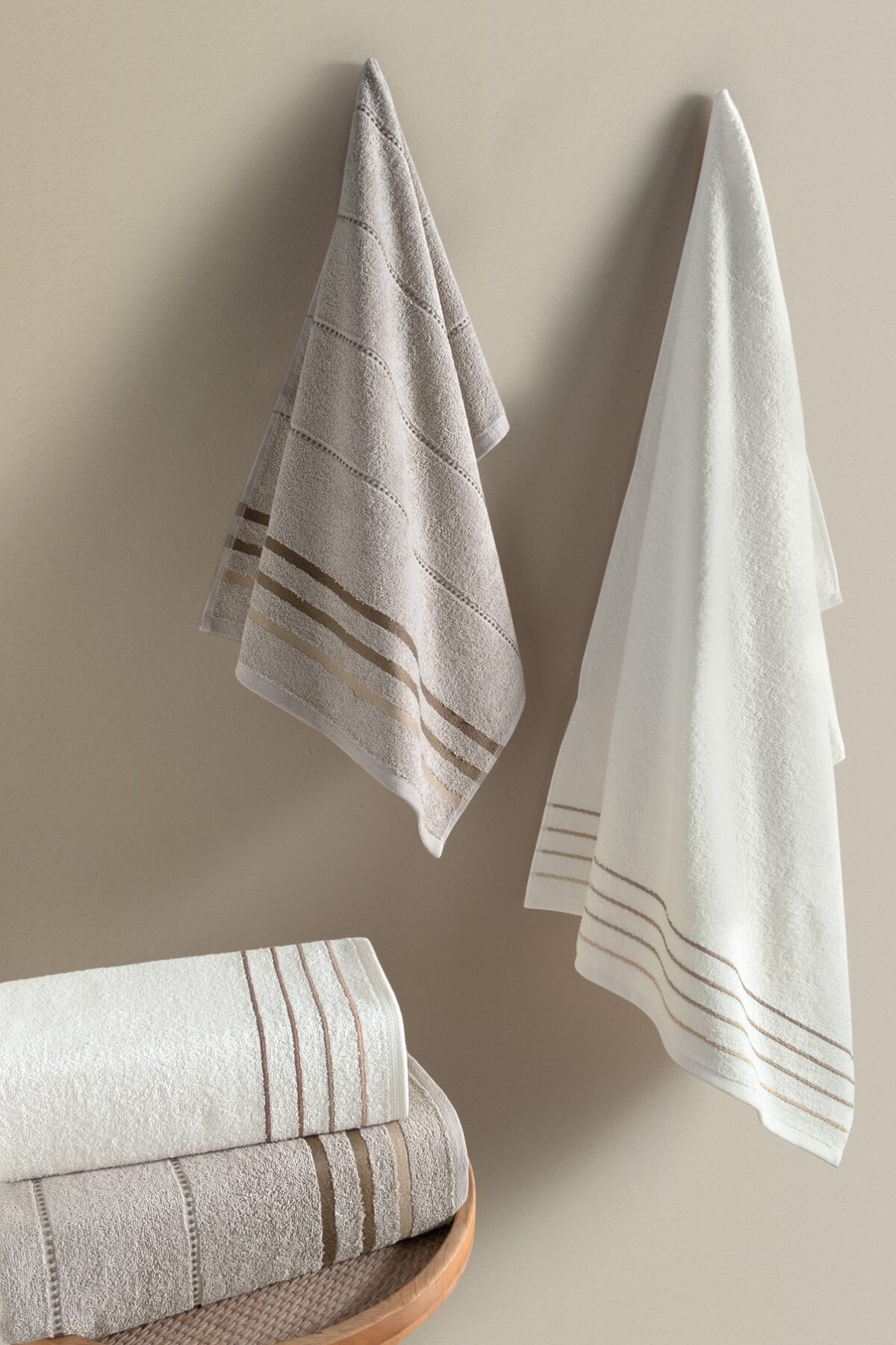 birlik1952 el yüz banyo havlusu hand bath towel havlu set turkish cotton terrycloth terry towel whosale gift valeria raiz 4 lü banyo el set bej