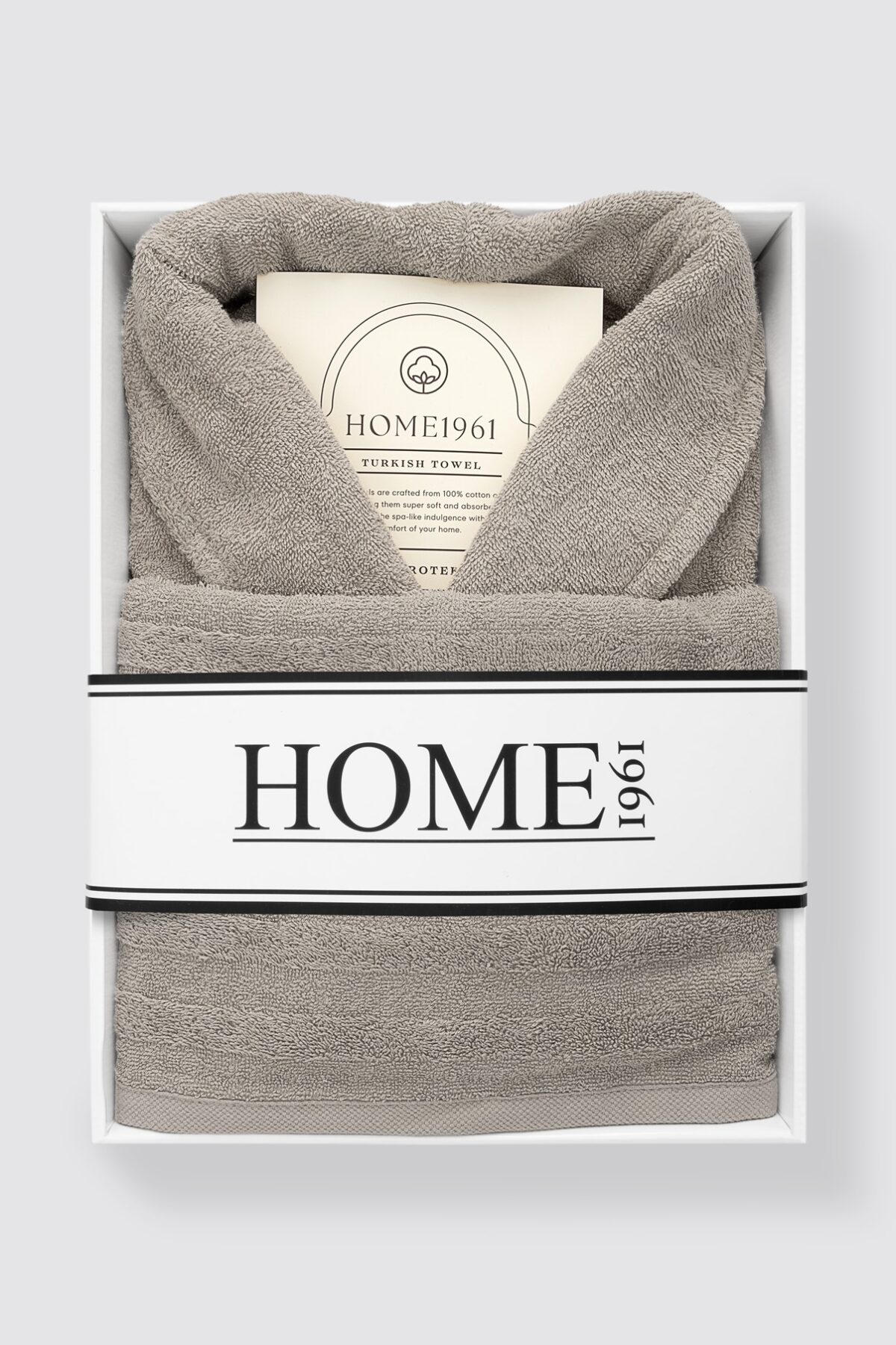 birlik1952 home1961 bukle banyo bornoz bathrobe robe bath turkish cotton hand towel set gift box hediye kutulu bornoz seti pamuklu el havlusu bej beige kahve brown