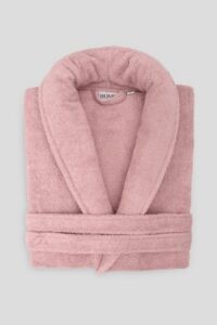 birlik1952 home1961 bukle banyo bornoz bathrobe robe bath turkish cotton hand towel set gift box hediye kutulu bornoz seti pamuklu el havlusu rose gül rengi pembe