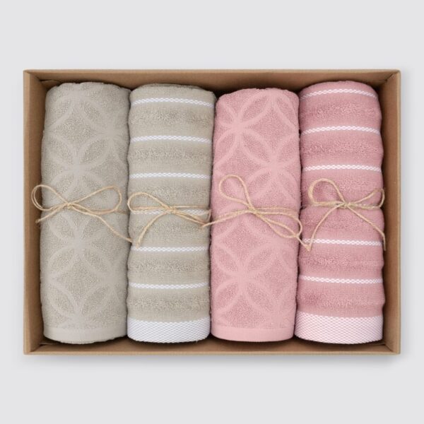 birlik1952 el yüz banyo havlusu hand bath towel havlu set turkish cotton terrycloth terry towel whosale gift 4 lü el hayden vibe bej rose