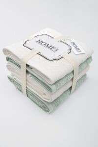 birlik1952 el yüz banyo havlusu hand bath towel havlu set turkish cotton terrycloth terry towel whosale gift 4 lü banyo el set ranura krem yeşil