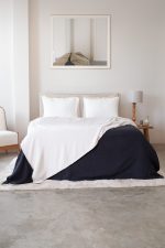 birlik1952 8 kat layer gauze müslin crinkle double side çift taraflı cotton bedspread swaddle quilt bedroom siyah krem black cream white