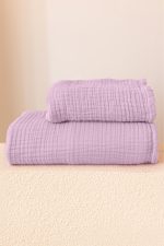 birlik1952 vivamaison müslin towel 4 kat müslin layer gauze havlu banyo el whosale toptan set lila lilac