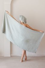 birlik1952 vivamaison müslin towel 4 kat müslin layer gauze havlu banyo el whosale toptan set sage green yeşil adaçayı